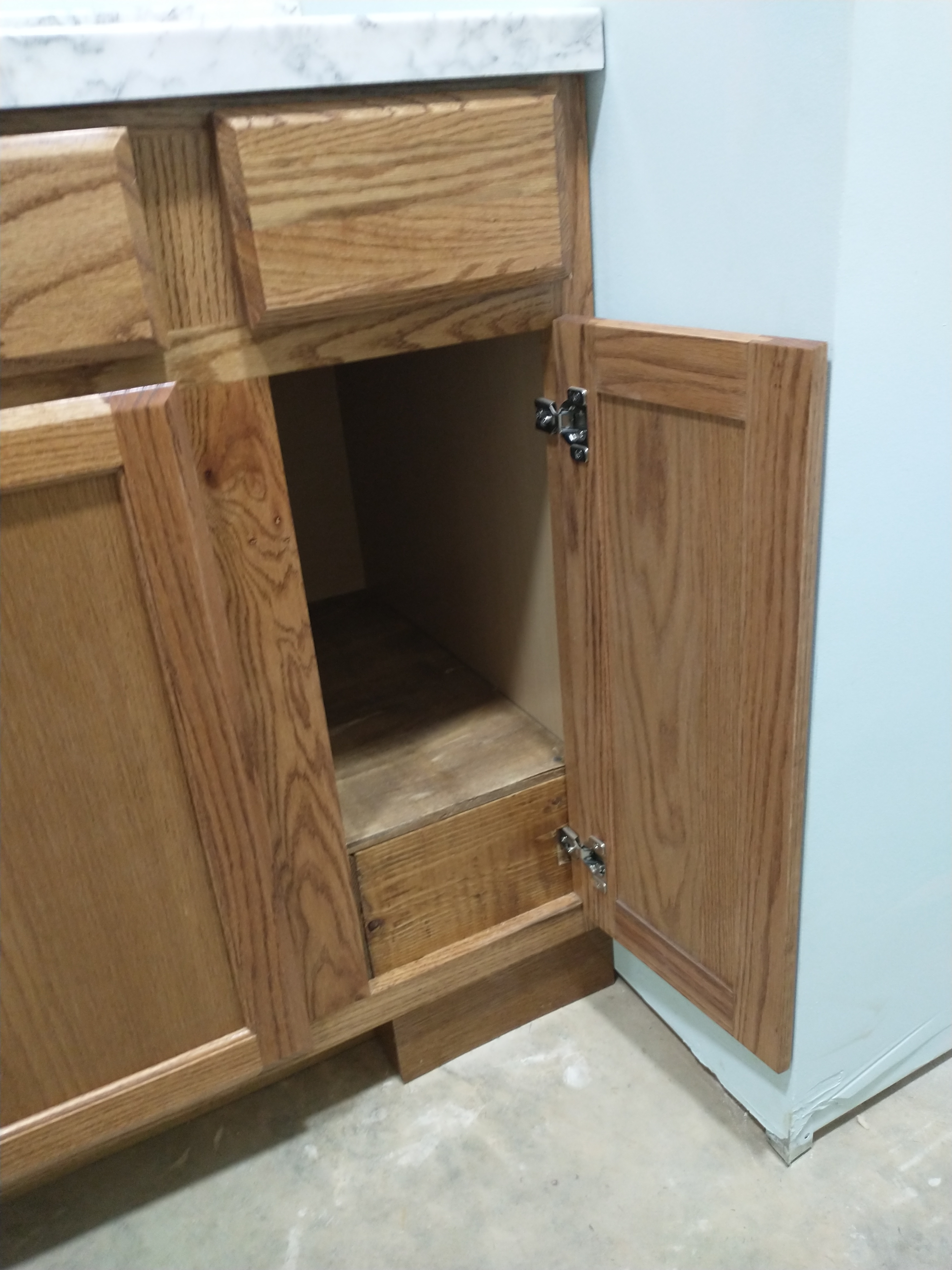 Sink cabinet fix